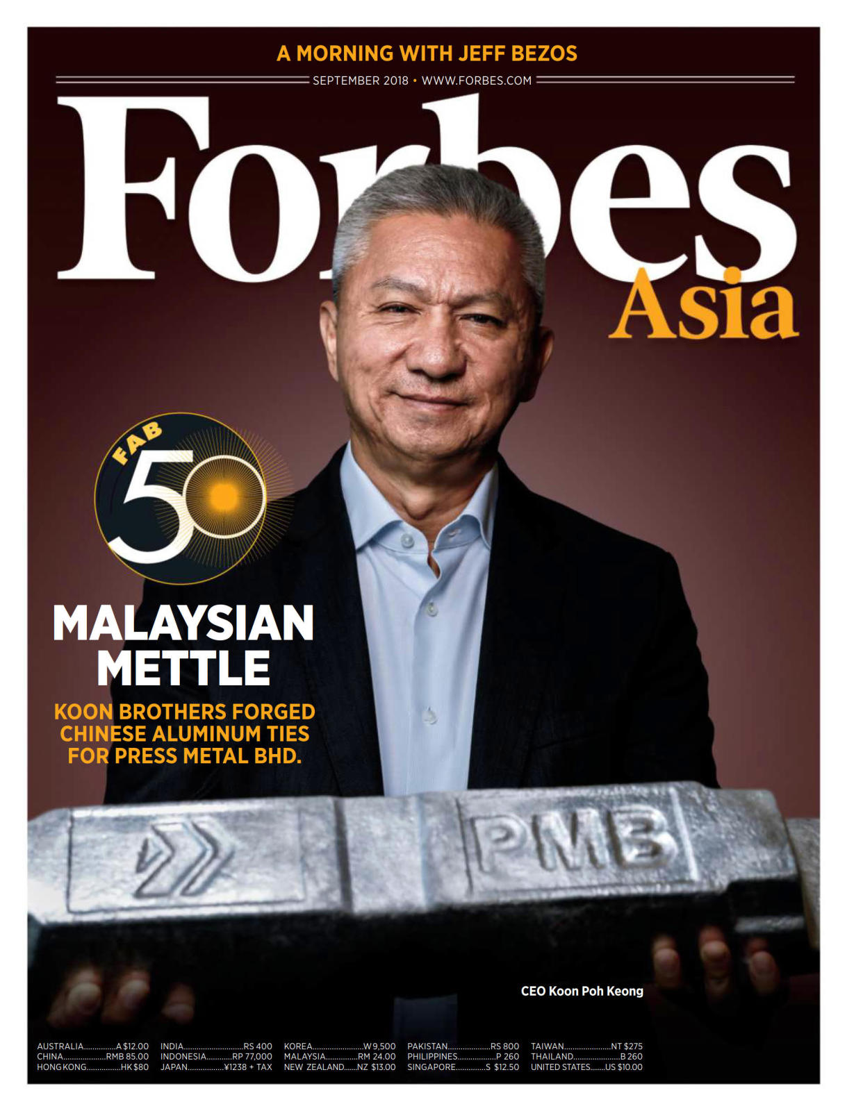 Forbes 福布斯杂志 亚洲版 2018年9月刊下载